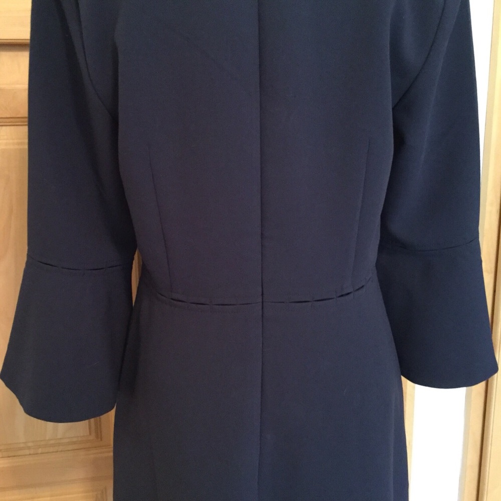 🛑SOLD🛑Banana Republic Flutter sleeve blue dress. - Picture 6 of 6